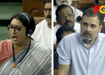 Smriti Irani vs Rahul Gandhi over “Flying Kiss” row in Parliament