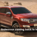 What is the specification and price of upcoming ford Endeavour 2025