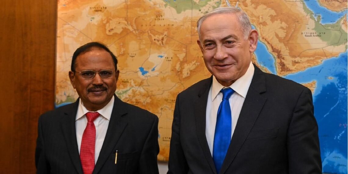 Israeli PM Netanyahu and Ajit Doval meet to talk about the Gaza war and humanitarian aid