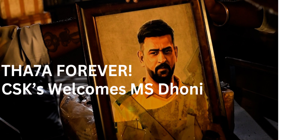 CSK's Grand Welcome for MS Dhoni Ahead of IPL Season