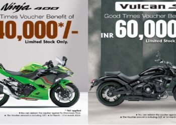 March 2024: Kawasaki offers discounts up to Rs 60k on the Ninja 400, Ninja 650, Versys 650, and Vulcan S