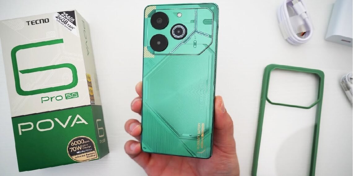 Tecno Pova 6 Pro 5G: Improved Arc Lighting, 6,000mAh Battery, Cost, and Features; All you need to know:- Power Corridors