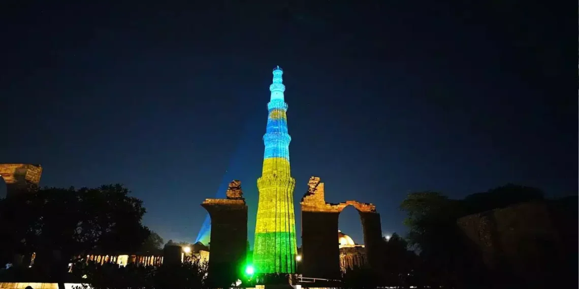 Indian Government Illuminates Qutb Minar with Rwandan Flag Colors in Remembrance of 1994 Genocide - Power Corridors