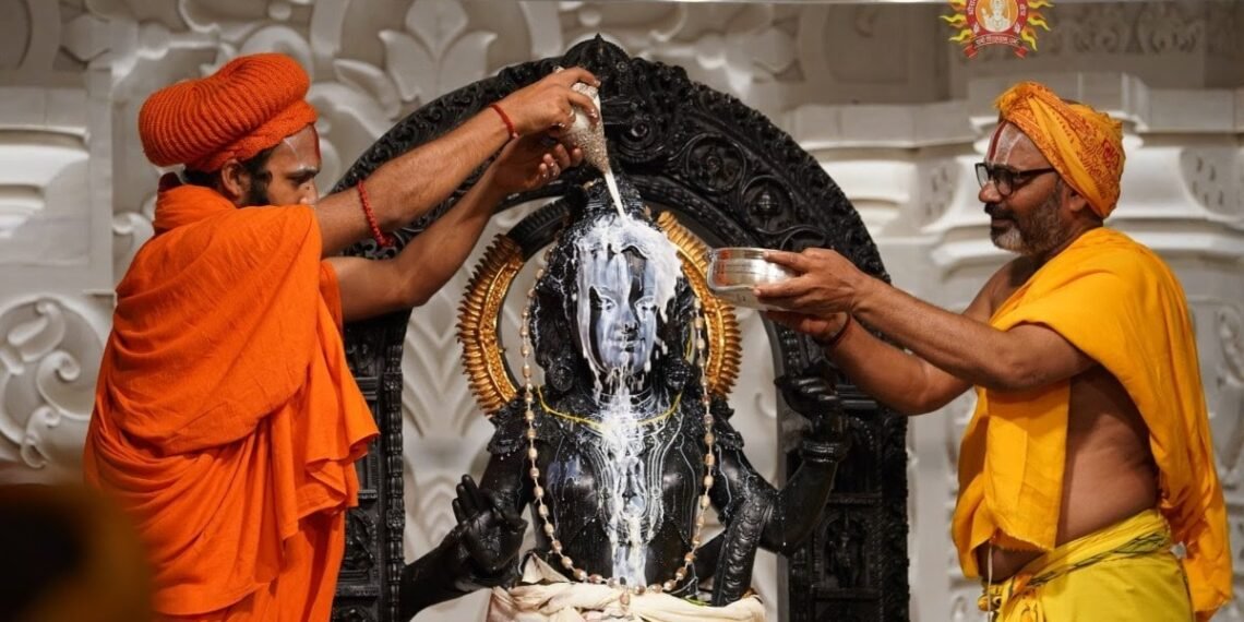 Ram Lalla’s Surya Tilak marks the special day of Lord Ram