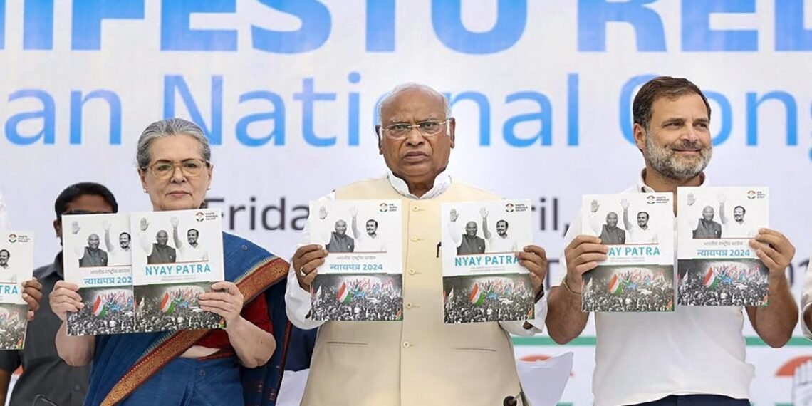 Lok Sabha Elections 2024: Congress unveils "Nyay Patra"; promises legal guarantee to.....:- Power Corridors