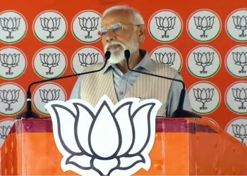 PM Modi at a rally in Pushkar