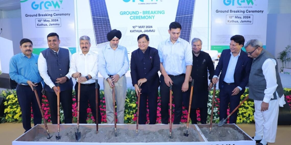Grew Energy announced plans to set up a 3.2 GW module manufacturing facility in J&K