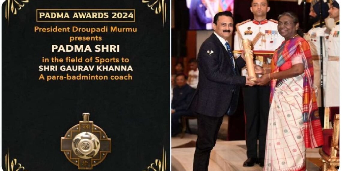 Padma Award: Indian Achiever Awardee Shri Gaurav Khanna conferred with Padma Shri: Power Corridors