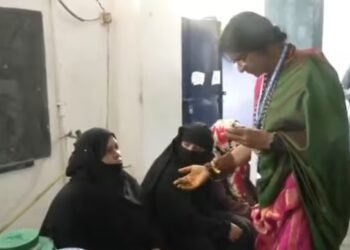 Watch: Hyderabad BJP candidate Madhavi Latha sparks controversy after she asks Muslims to remove burqa