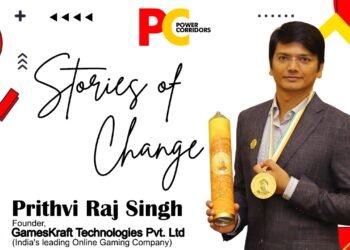 Stories of Change: From Startup Success to Prestigious Honors; Gameskraft Founder Prithvi Raj Singh's Remarkable Journey: Power Corridors