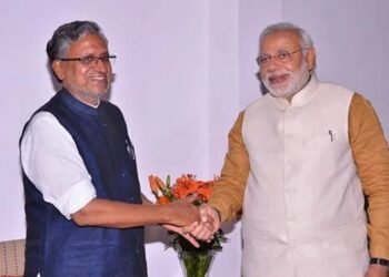 Senior leaders pay homage to Sushil Modi
