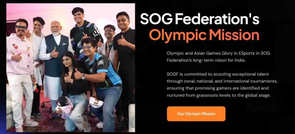 SOG Federation's Olympic Mission as mentioned on their official website - Power Corridors