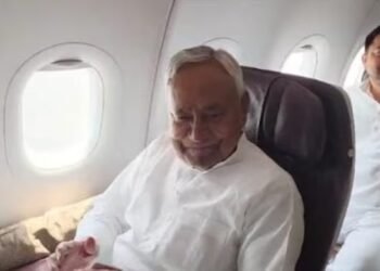 Nitish Kumar, Tejashwi Yadav board same flight to Delhi