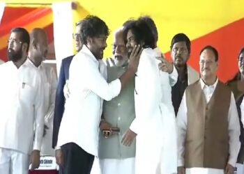 PM Modi's Whisper to Chiranjeevi and Pawan Kalyan Sparks Curiosity: What he said ?, Watch out the video: Power Corridors