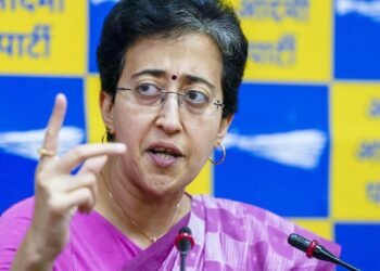 Delhi water minister Atishi