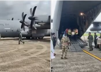 IAF plane carrying mortal remains of 45 Indians killed in Kuwait fire lands in Kerala