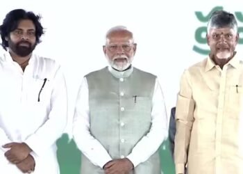 Chandrababu Naidu takes oath as Andhra CM; PM Modi attends ceremony