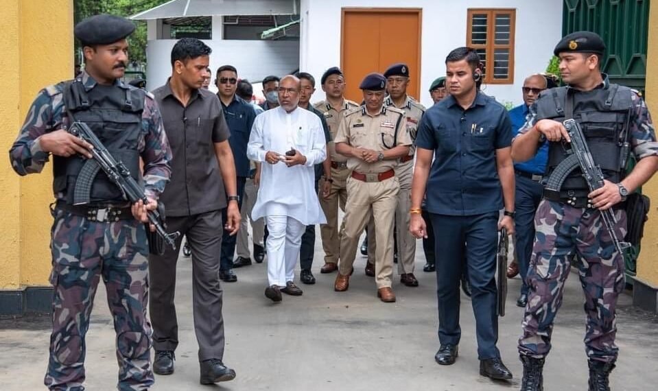 Manipur Chief Minister's convoy attacked