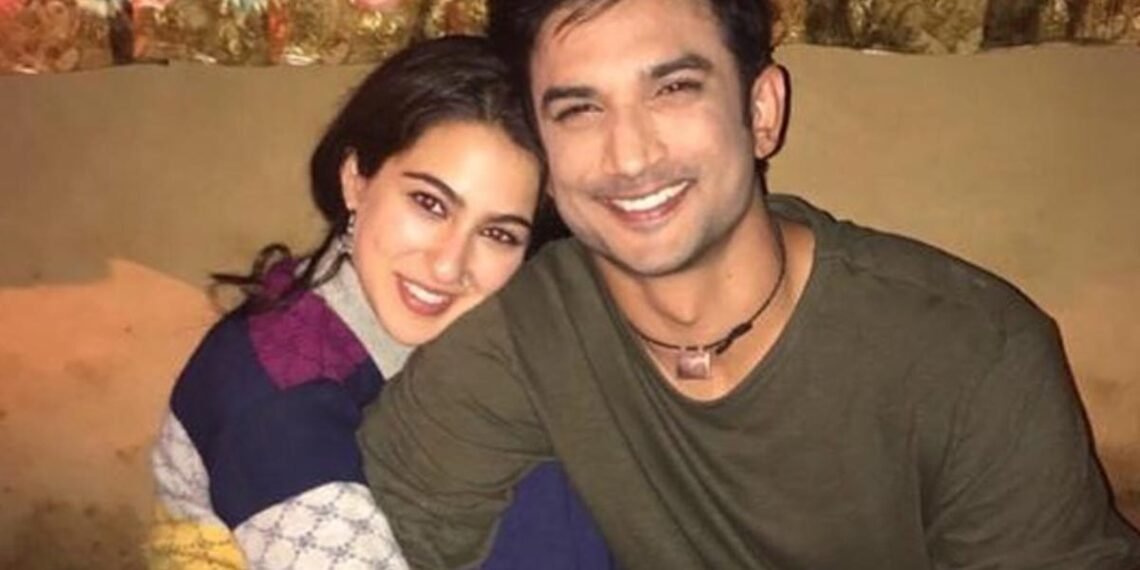 Sushant Singh Rajput with Sara Ali Khan