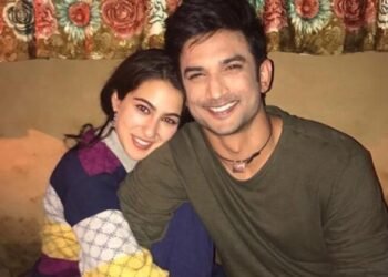 Sushant Singh Rajput with Sara Ali Khan