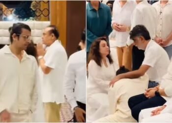 Watch: Sonu Nigam breaks down during Teesha Kumar’s prayer meet