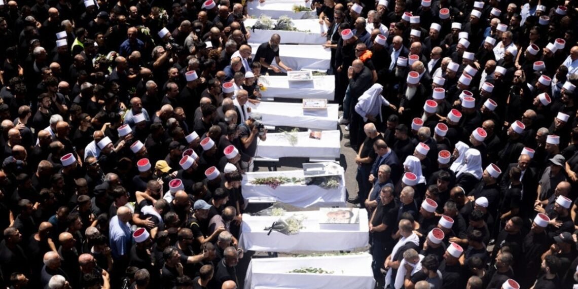 Israel retaliates after rocket strike in Golan Heights kills 12