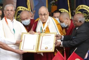 The 1st Gandhi Mandela Award conferred to HH Dalai Lama 