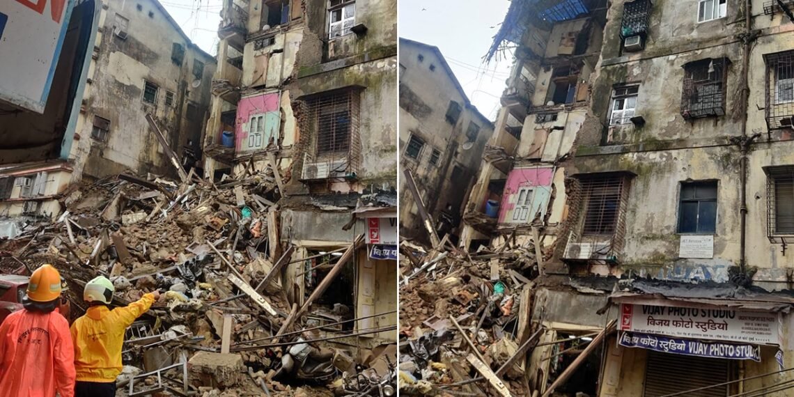 Mumbai rains: Portion of a building collapses; 1 die, several others injured