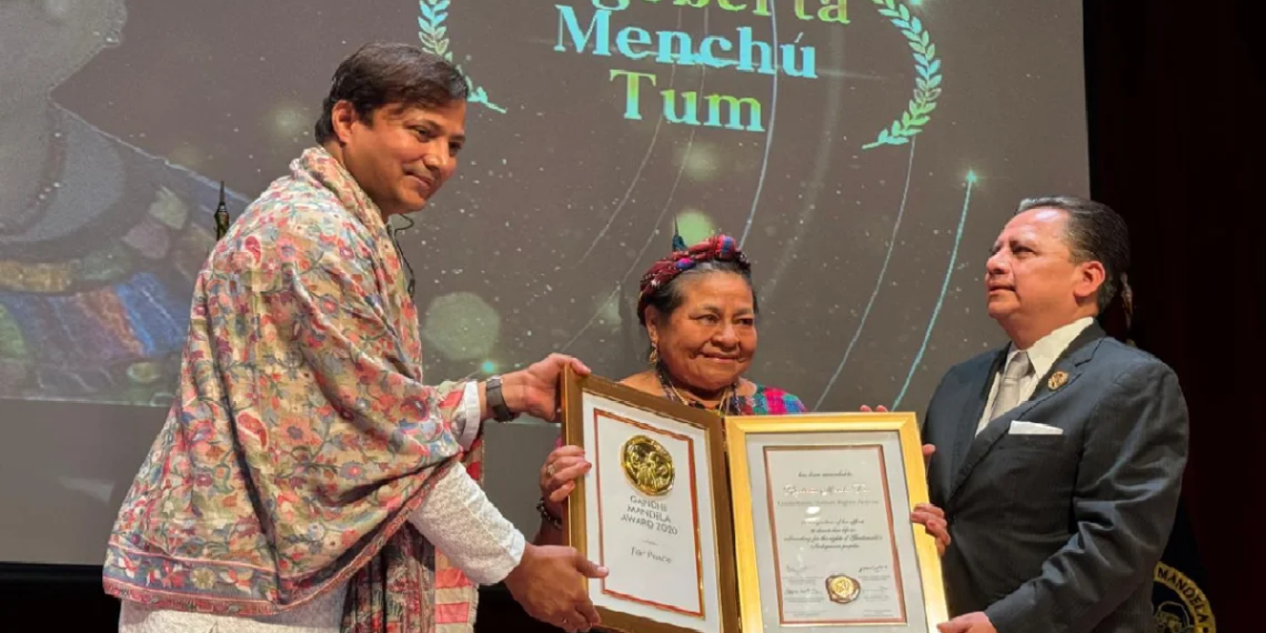 Gandhi Mandela Award 2020 Conferred to Nobel Peace Prize Laureate Rigoberta Menchú Tum: Power Corridors