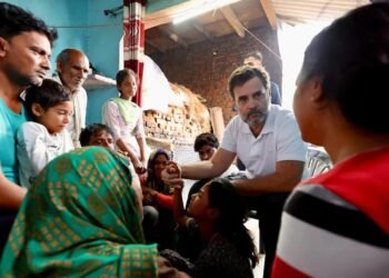 Rahul Gandhi meets families of Hathras stampede victims