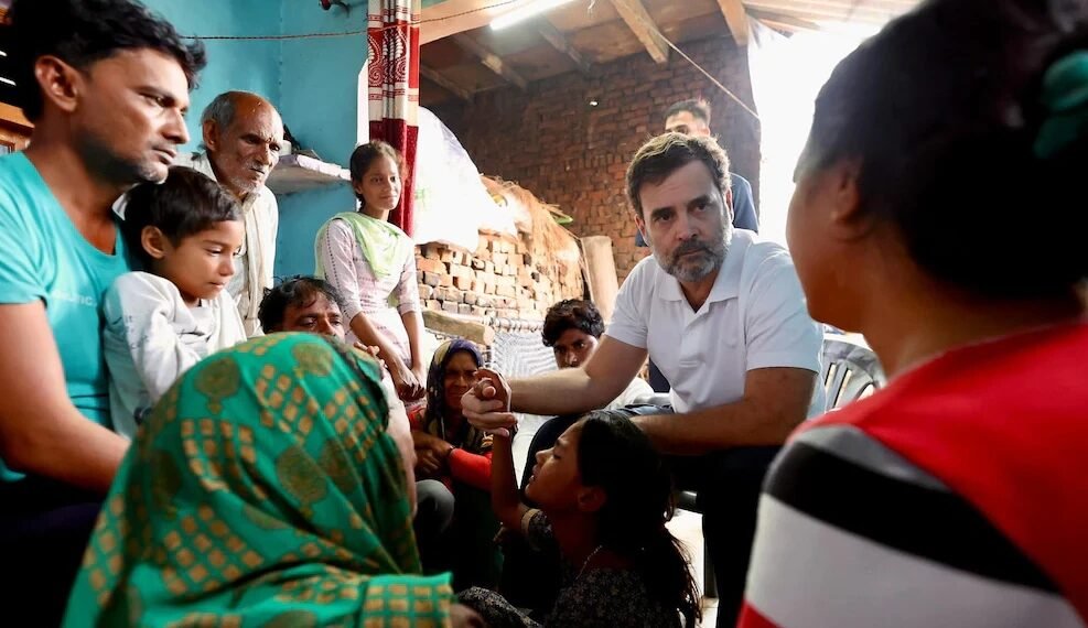 Rahul Gandhi meets families of Hathras stampede victims