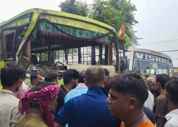 10 die, 20 injured in bus-tempo collision in UP’s Bulandshahr