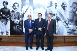 Mr. Anil Wadhwa, Secretary, Ministry of External Affairs, Govt. of India, General Thanasak Patimaprakorn, Minister of Foreign Affairs of Thailand and Ambassador Harsh Vardhan Shringla