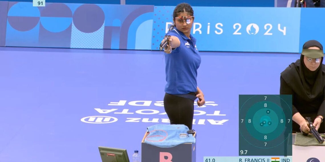 Paris Paralympics: Rubina Francis wins bronze in women’s 10m air pistol SH1