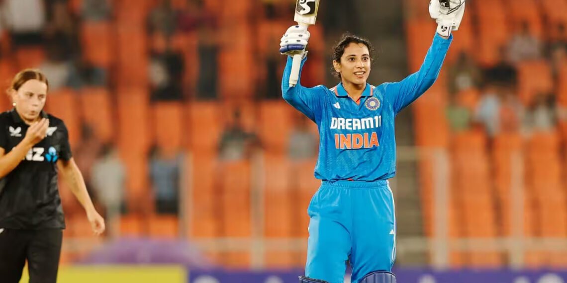 Smriti Mandhana’s century leads India to series win against New Zealand