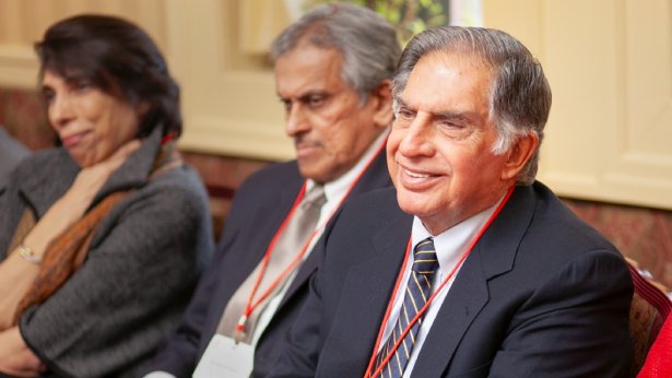 Ratan Tata at the Tata Scholars Reception in 2012.