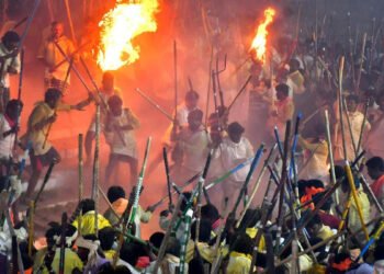 Nearly 70 injured in violent clashes during Andhra’s Banni festival