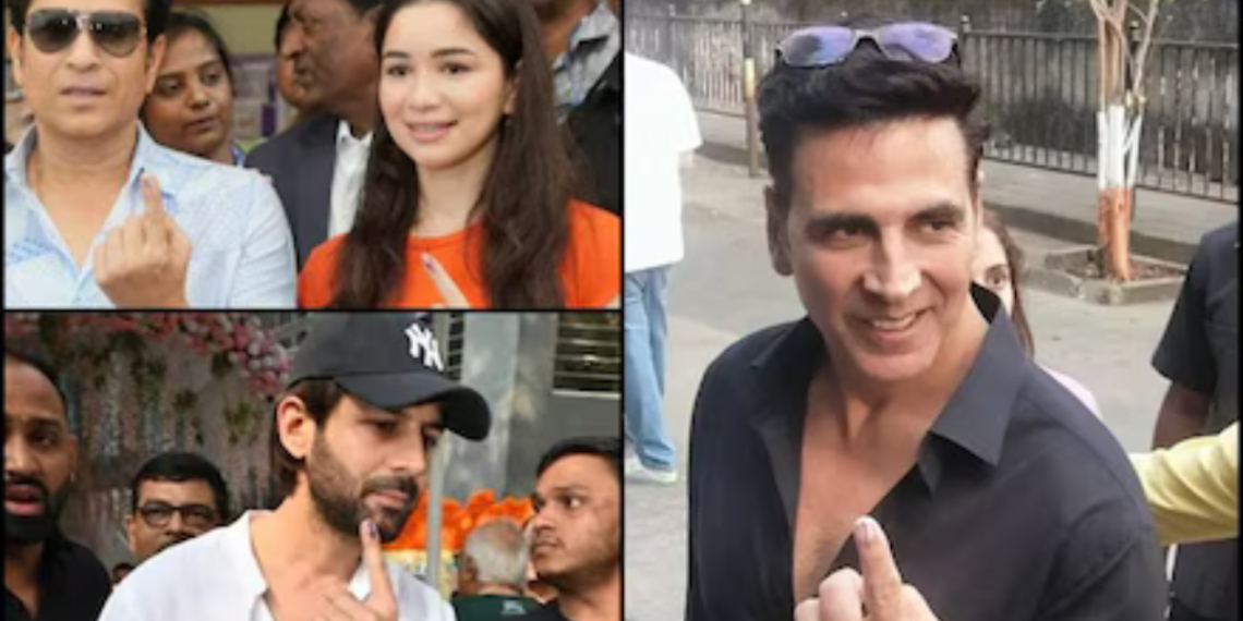 Celebs in Mumbai Cast their Vote at the Maharashtra Polls-Videos