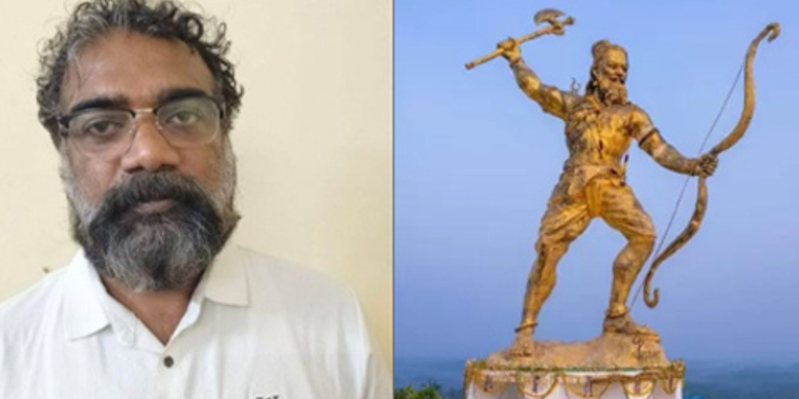 Sculptor arrested over fake Parashurama statue
