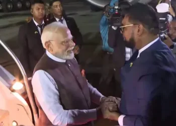 Modi first Indian PM to land in Guyana in 56 years