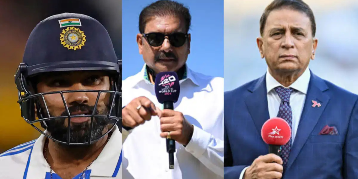 Shastri, Gavaskar Rip Into Rohit Sharma's Captaincy Over 4th Test Tactics!