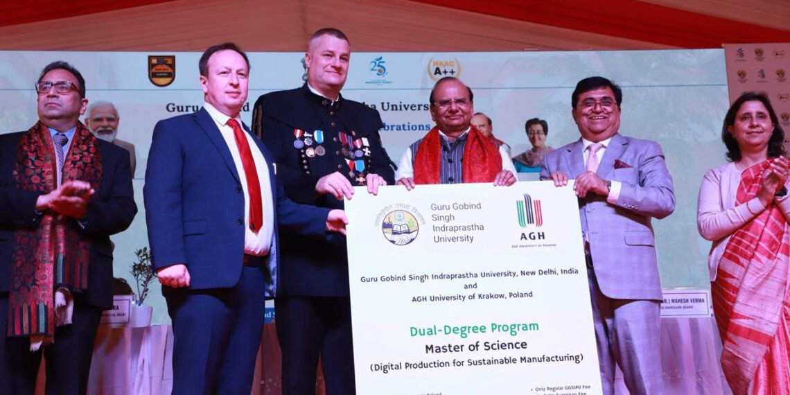 Delhi LG presides over Silver Jubilee celebrations of Guru Gobind Singh Indraprastha University.