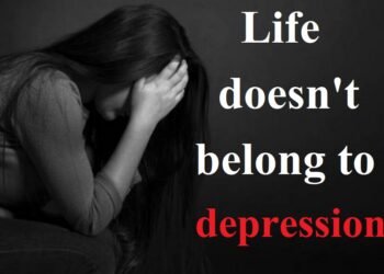 No room for depression in life