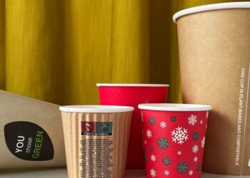 Paper cups covered in plastic emit tiny plastic particles on exposure to tea or coffee
