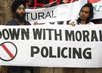 Moral police won’t let a woman wear salwar-kameez in Assam.