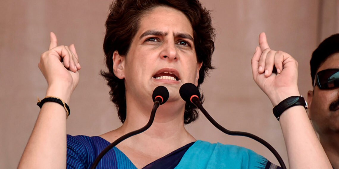Constitution Under Attack”: Priyanka’s Fiery Address