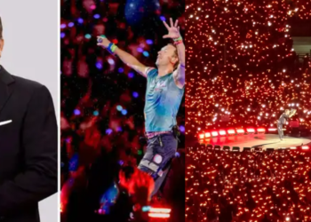 "Anand Mahindra Shares Breathtaking Aerial Footage of Coldplay’s Ahmedabad Concert!"