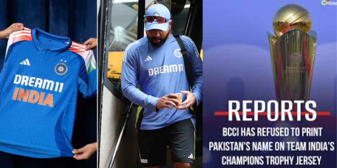 BCCI Denies 'Pakistan' on Team India's Jersey for ICC CT 25