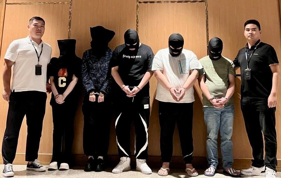 Those arrested in Myanmar online scam