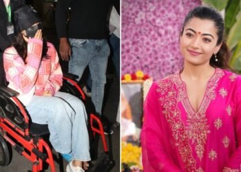 Watch: Rashmika Mandanna seen limping at Hyderabad airport after leg injury